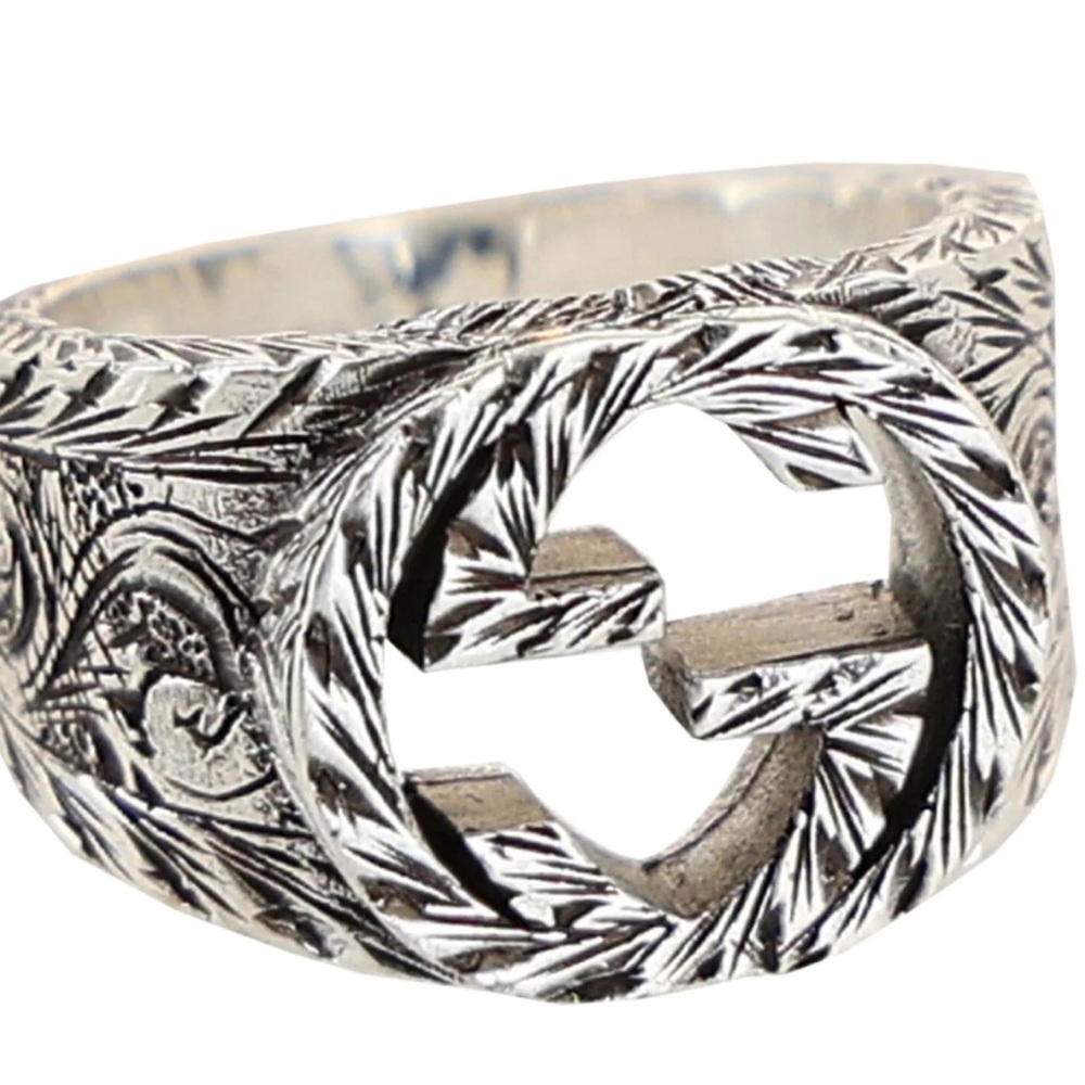 SALE !!!NWT Gucci Interlocking “G” Unisex‎ Ring - Picture 8 of 10